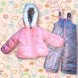 London Fog Girls Snow Suit Set